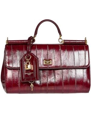 Dolce & Gabbana Cherry My Sicily Medium Satchel - Red