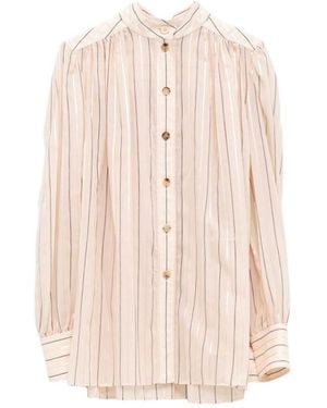 Chloé Regular Stripes Shirt - Pink