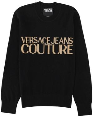 Versace Jeans Couture Crew Neck Jumper - Black