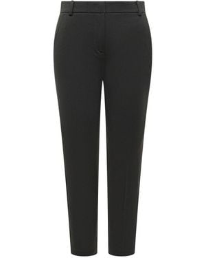 Pinko Straight Flat Front Pants - Black