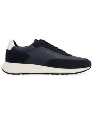 BOSS Solid Sneakers - Blue
