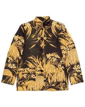 F.R.S For Restless Sleepers Regular Floral Shirt - Metallic