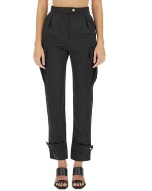 McQueen Regular Cargos Pants - Black