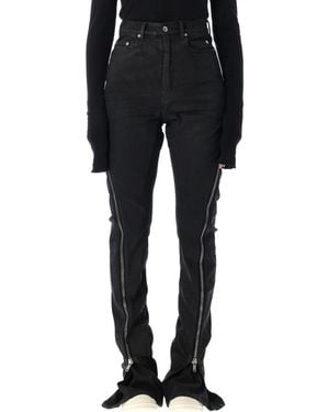 Autry Drkshdw Bolan Banana Waxed Jeans - Black