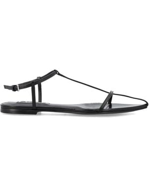 Jil Sander Ankle-Strap Sandals - Black