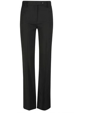 True Royal Cady Flared Trousers - Black