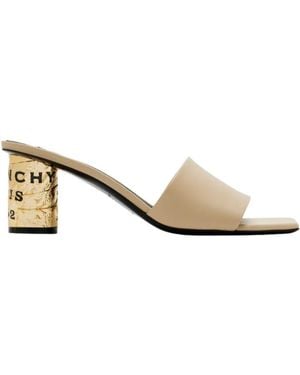 Givenchy Leather Heels - Natural