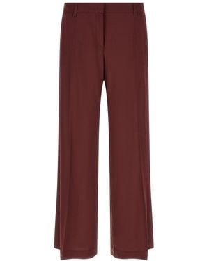 Alberto Biani Flared Flat Front Trousers