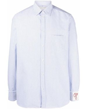 Golden Goose Light Logo Patch Shirt - White