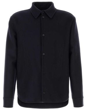 Jil Sander Regular Overshirt - Blue