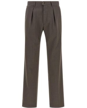 Incotex Pleated Pants - Gray