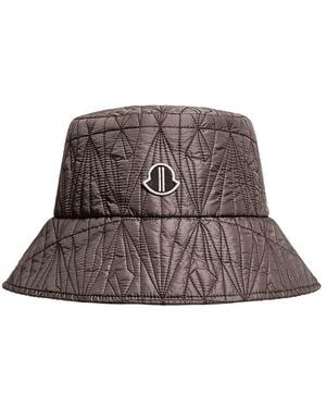 Moncler Logo Bucket Hat - Brown