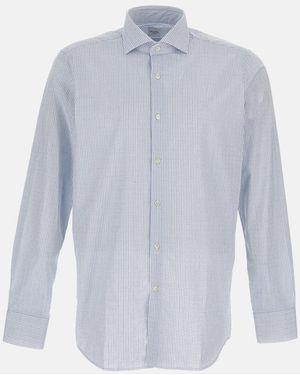Bagutta Regular-Fit Shirt - Blue
