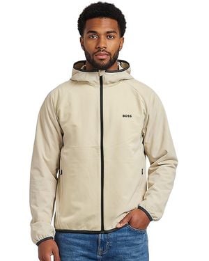 BOSS Logo Hood Jackets - Natural