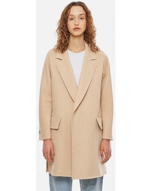 Max Mara Ferrara Wool Coat - Natural