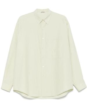 AURALEE Light Cotton Shirt - White