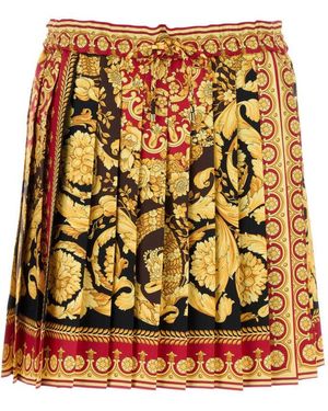 Versace Printed Silk Mini Skirt - Multicolour