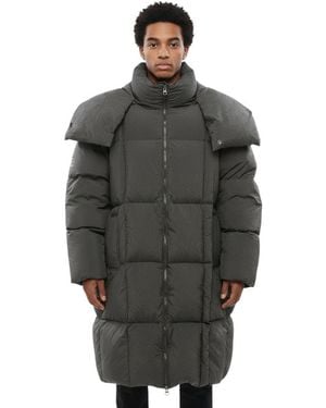 Maison Margiela Quilted Long Jacket - Grey