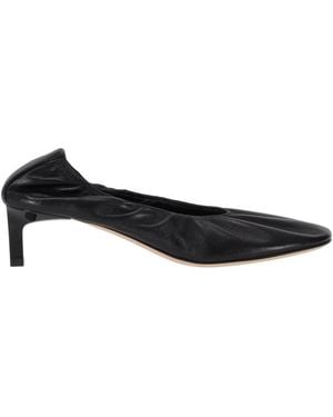 Dear Frances Leather Pumps - Black