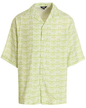 Gcds Regular Logo Shirt - Yellow