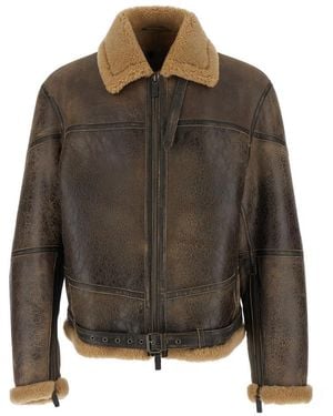 Emporio Armani Shirt Collar Jacket - Brown