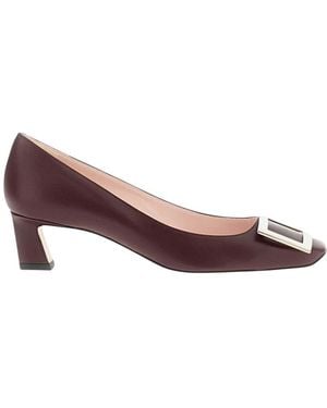 Roger Vivier Buckle Pumps - Purple
