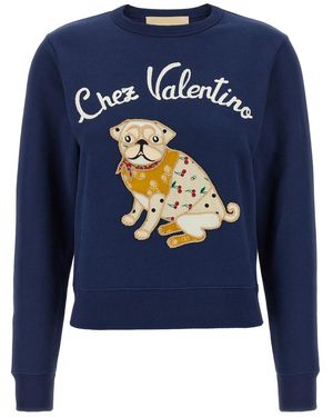 Valentino Chez Sweatshirt - Blue