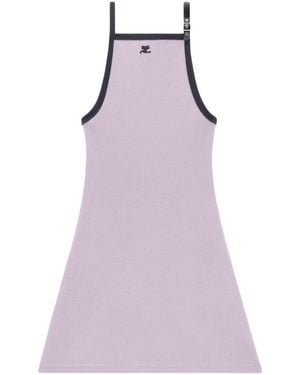 Courreges Cotton Dress - Purple