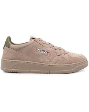 Autry Color Block Sneakers - Natural