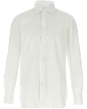 Finamore 1925 Long Sleeve Shirt - White