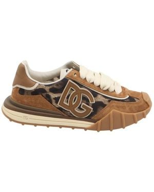 Dolce & Gabbana Athletic Sneakers - Brown