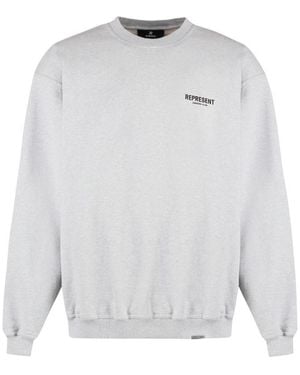 Represent Logo Sweatshirts - White