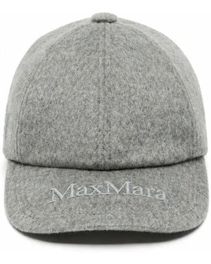 Max Mara Alancia Logo Baseball Cap - Grey