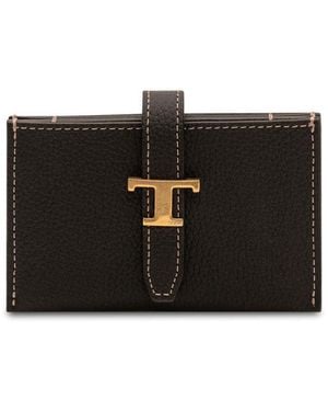 Tod's Tim Accordion Mini Wallet - Black