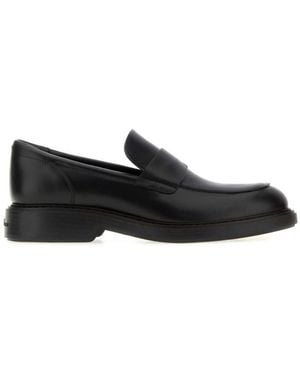 Hogan Slip On Loafers - Black