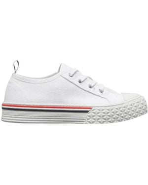 Thom Browne Lace-Up Sneakers - White