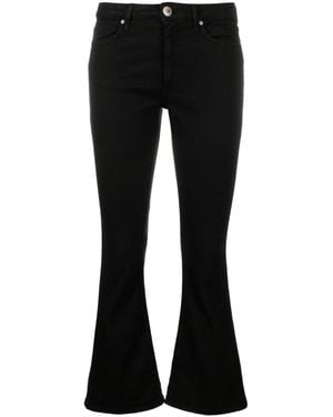 Dondup Low-Rise Flared Pants - Black