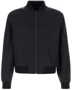 Gucci Gg Faille Reversible Jacket - Black