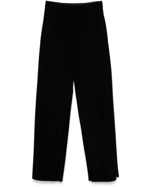Sportmax Velvet Trousers - Black