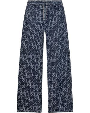 Ludovic de Saint Sernin Straight High Rise Jeans - Blue