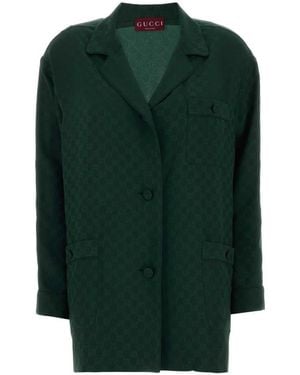 Gucci Regular Logo Shirt - Green