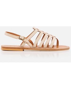 K. Jacques Slingback Sandals - Natural