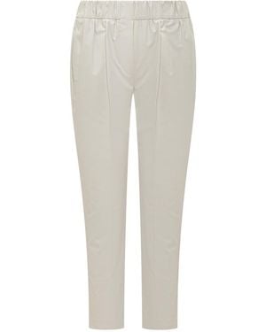 Brunello Cucinelli Relaxed Sweatpants Pants - White