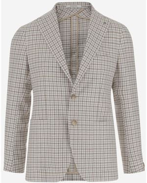 Tagliatore Single-Breasted Blazer - Gray