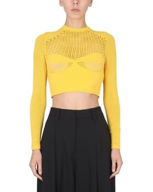 Ambush Crew Neck Sweater - Yellow