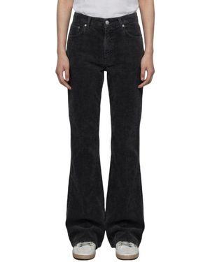 Haikure Flared High Rise Jeans - Black