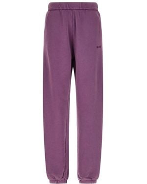 The Attico Logo Sweatpants - Purple