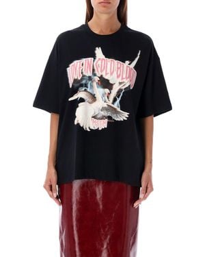 MSGM Crewneck T-Shirt - Red