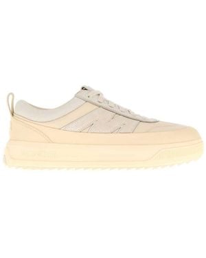 Moncler Lace Up Sneakers - Natural