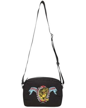 KENZO Jumping Tiger Small Crossbody Bag - Black